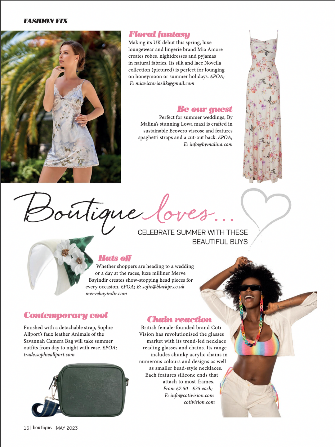 BOUTIQUE MAGAZINE x MERVE BAYINDIR