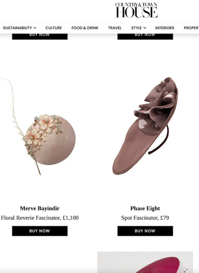 COUNTRY & TOWN HOUSE MAGAZINE x MERVE BAYINDIR