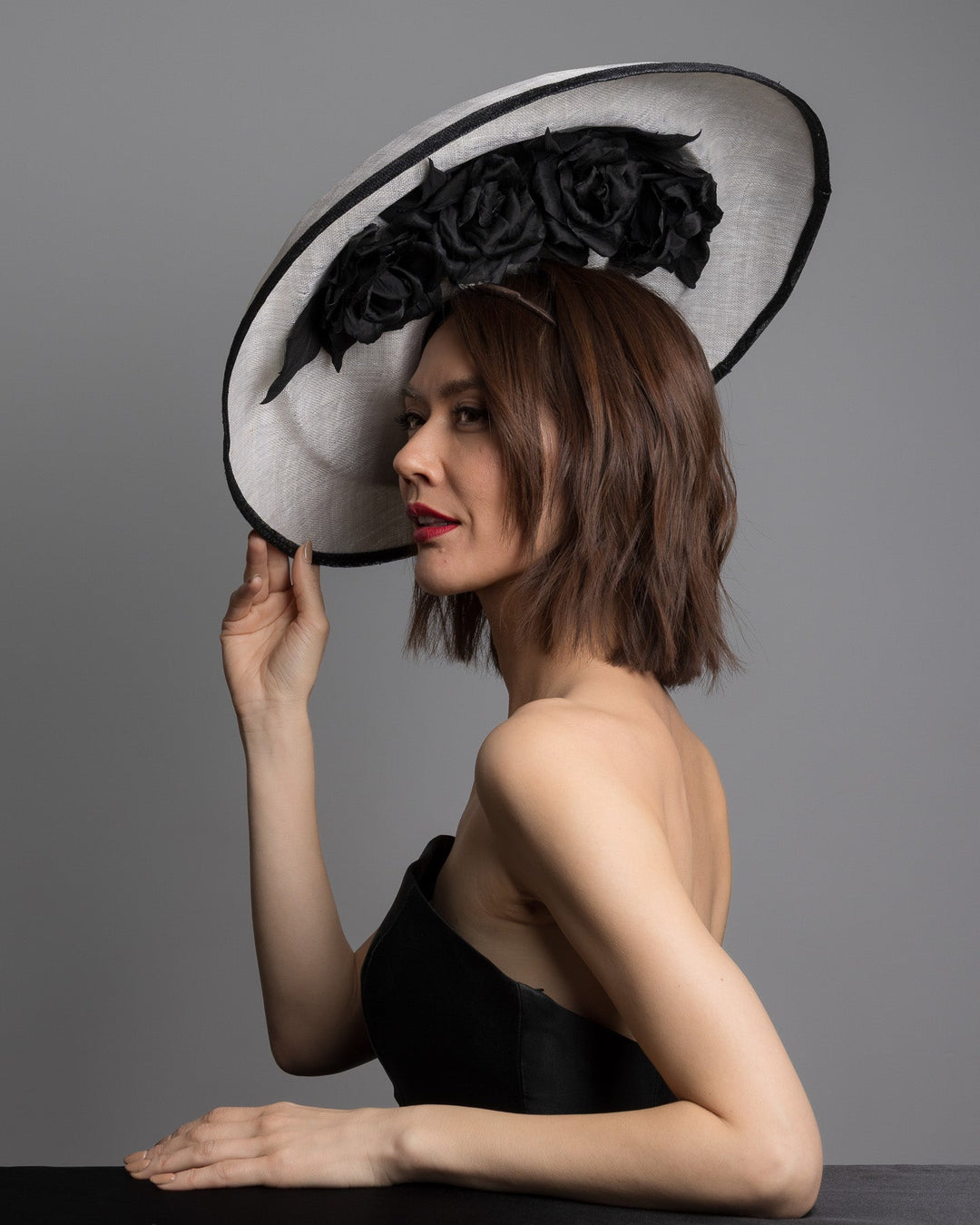 Black and White Fascinators (Eight Hand-Made Pieces from Our London Atelier)