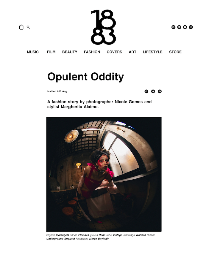 1883 MAGAZINE x MERVE BAYINDIR
