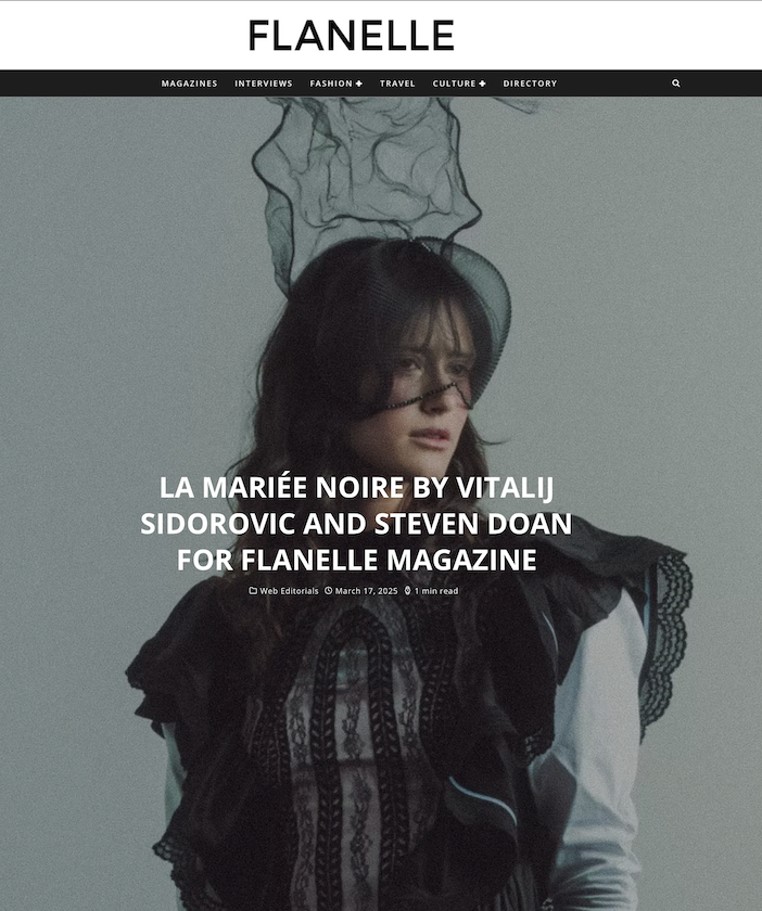FLANELLE MAGAZINE x MERVE BAYINDIR