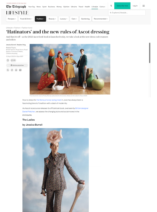 THE TELEGRAPH x MERVE BAYINDIR