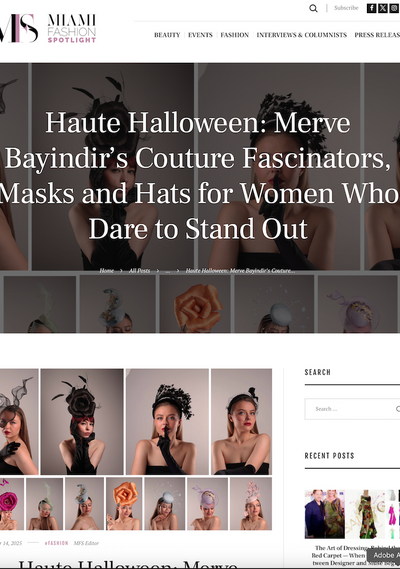 MIAMI FASHION SPOTLIGHT x MERVE BAYINDIR