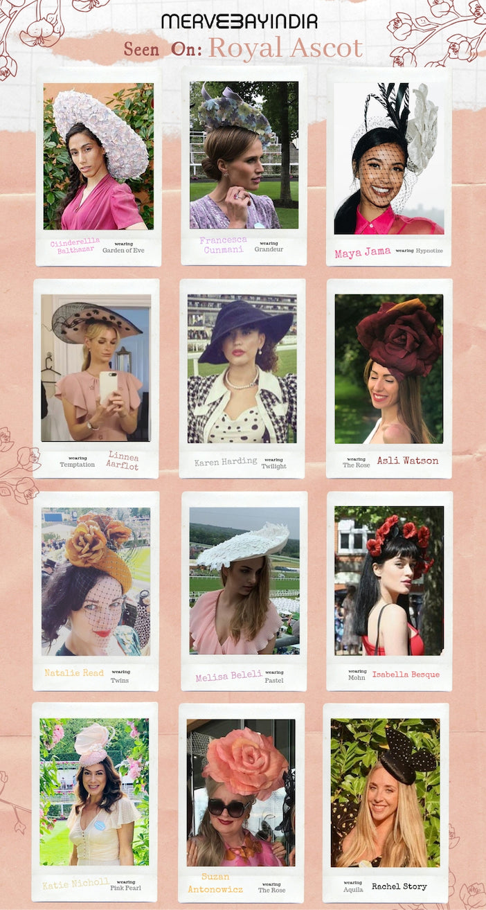 Merve Bayindir hats at Royal Ascot