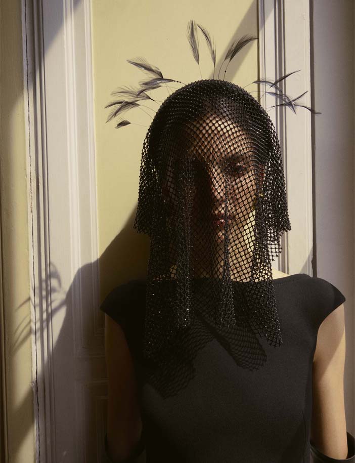 Merve Bayindir Nefertiti Headband for Vogue Polska