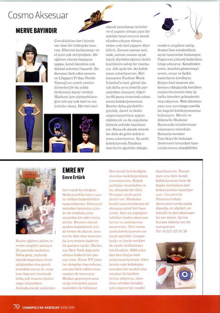 Cosmopolitan Accessories