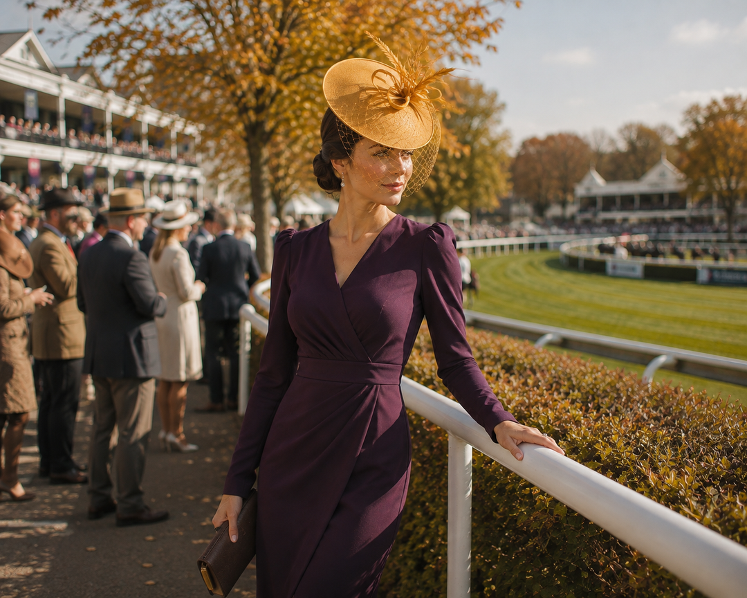What Colour Fascinator with a Purple Dress? (Lilac to Aubergine)