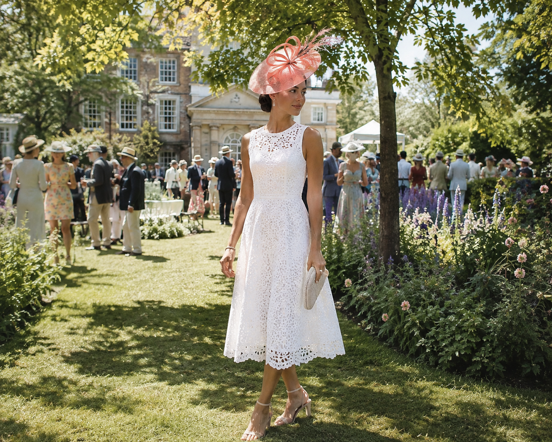What Colour Fascinator with a White Dress? (Wedding Guest to Bride)