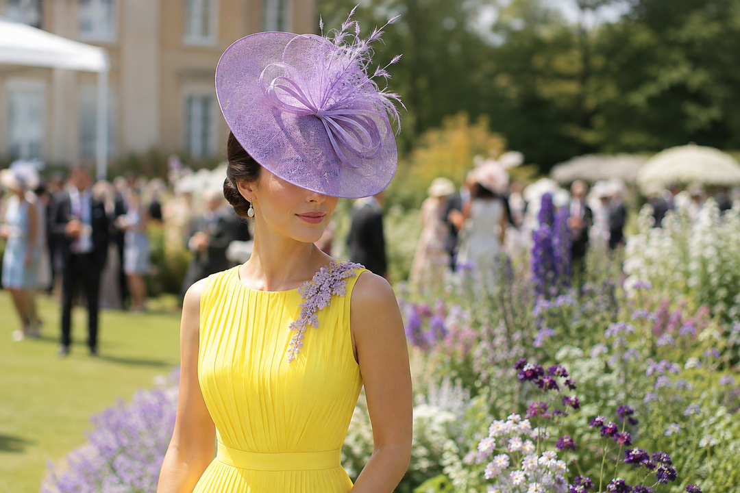 What Colour Fascinator with a Yellow Dress? (Butter to Mustard)