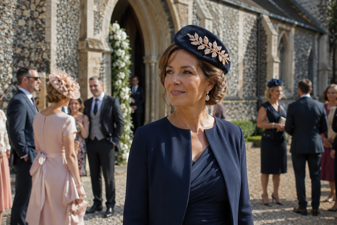 Navy Fascinators for Weddings (The Colour the Rules Leave You)