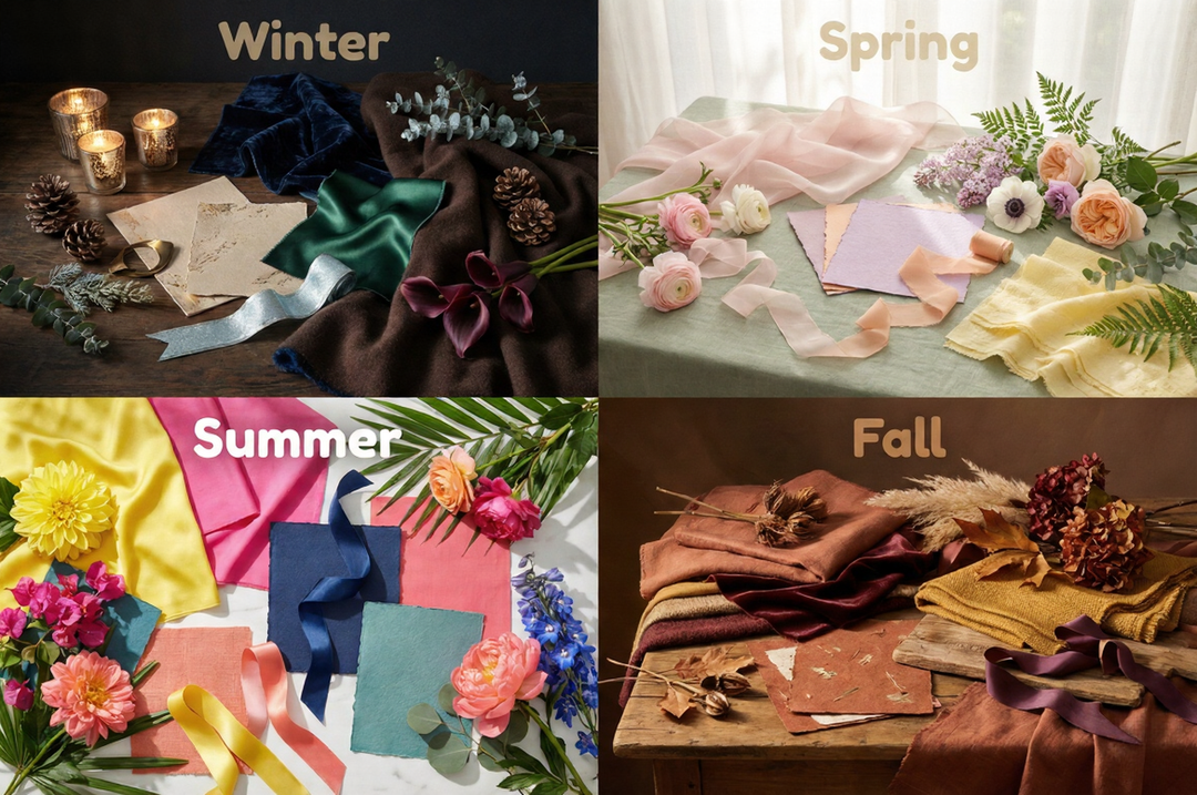 Seasonal Wedding Colors: Wedding Color Palettes for All Seasons