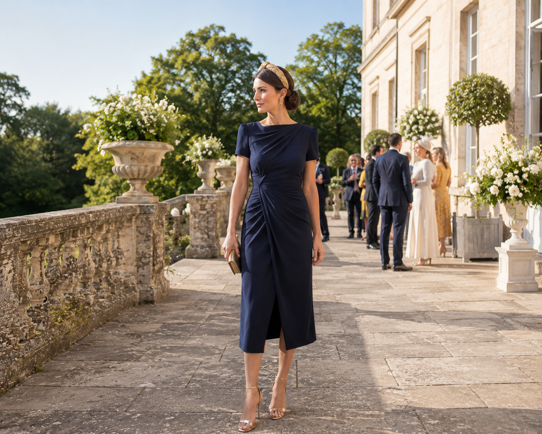 What Colour Fascinator with a Navy Dress? (French Navy to Midnight)