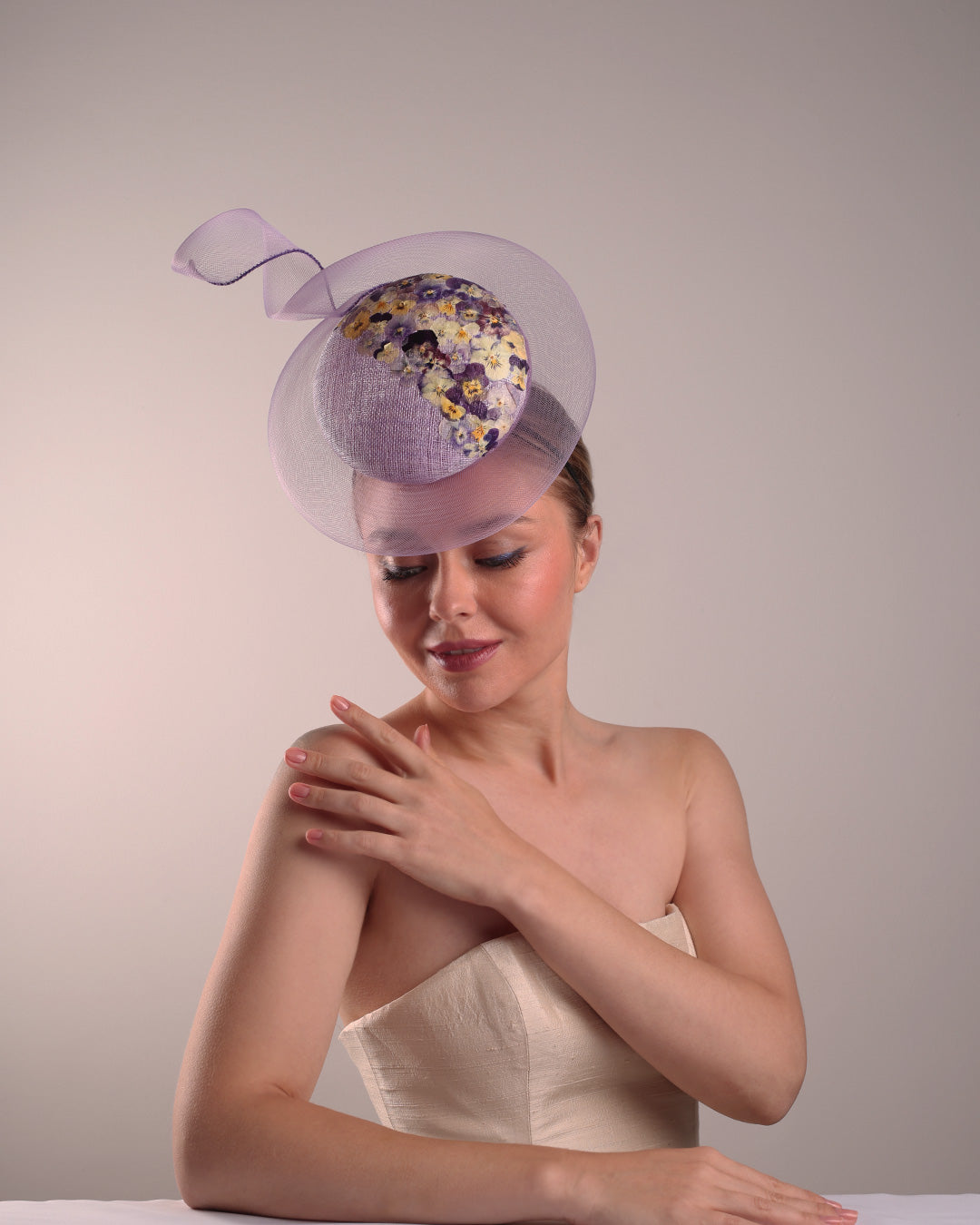 Double Button, Tall, Preacher Fascinators