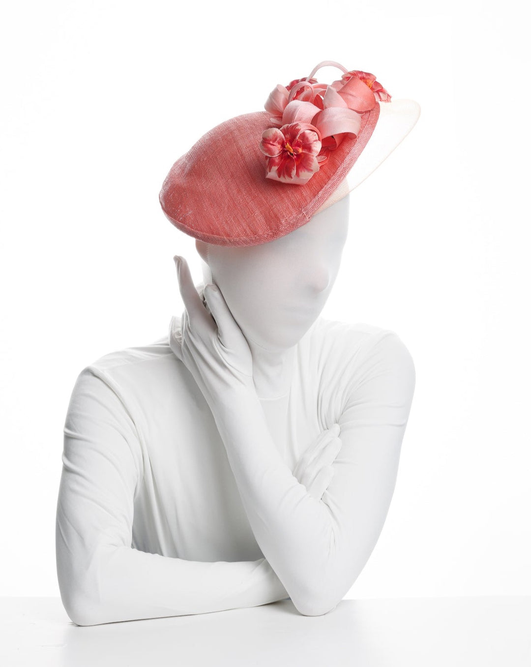 Coral hats and fascinators cheap